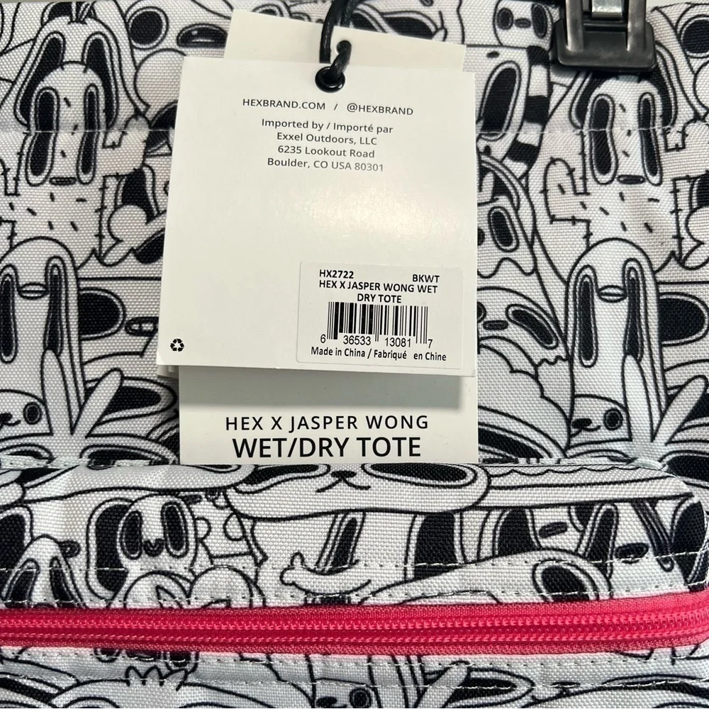 HEX X JASPER WONG WET DRY TOTE, New with Tags